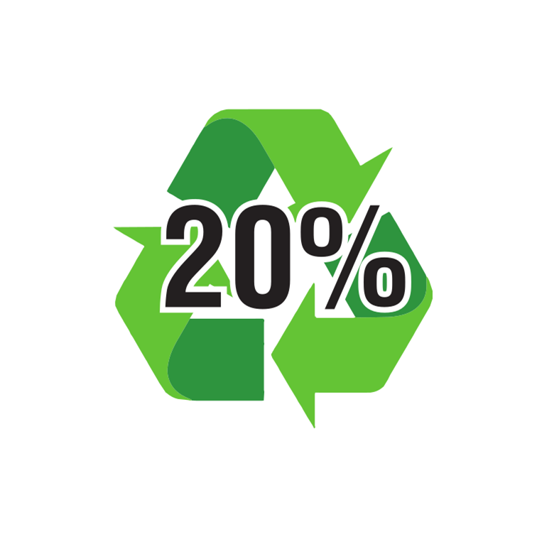 20% recyclage